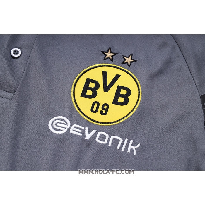 Camiseta Polo del Borussia Dortmund 2023-2024 Gris